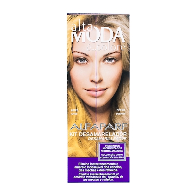 Tintura Alta Moda Kit Desamarelador