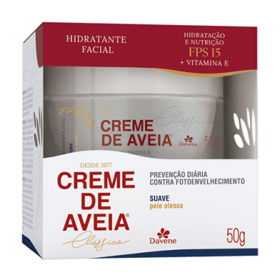 Hidratante Facial Davene Com Aveia Suave 50G