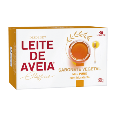 Sabonete Davene Leite de Aveia Clássico Mel Puro 90G