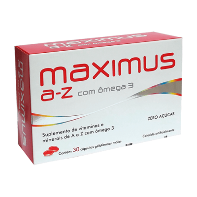 Maximus A-Z Ômega 3 30Cps