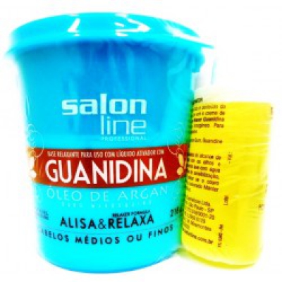 Guanidina Salon Line Óleo de Argan Regular 215G