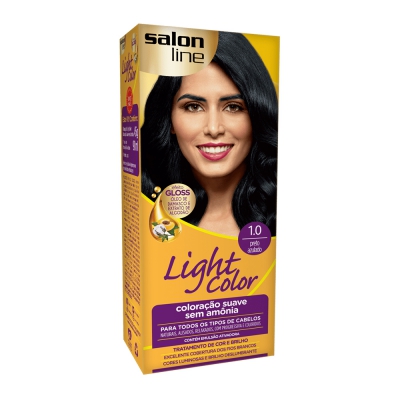 Tintura Light Color Kit 1.0 Preto Azulado
