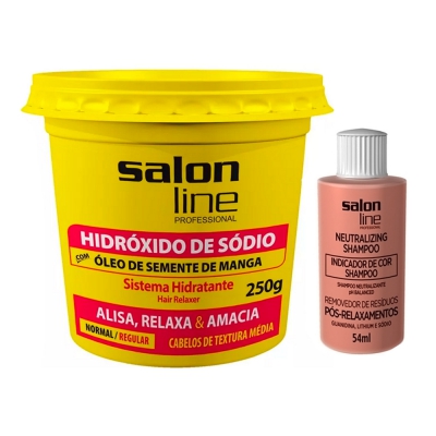 Hidróxido de Sódio Salon Line Manga Regular 250G