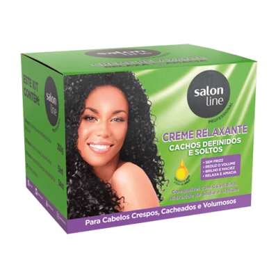 Creme Relaxante Salon Line Cachos Soltos e Definidos 200G