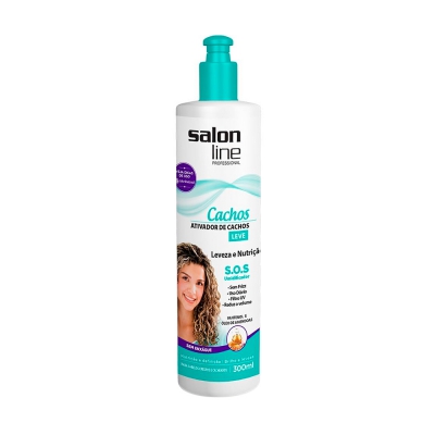 Ativador de Cachos Salon Line Óleo de Amêndoas 300ML