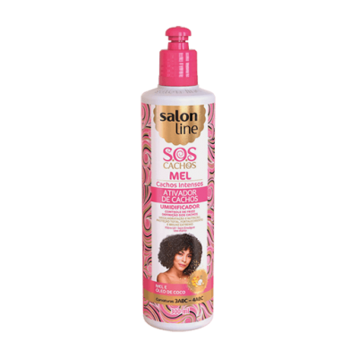 Ativador de Cachos Salon Line Cachos Intensos Mel 300ML