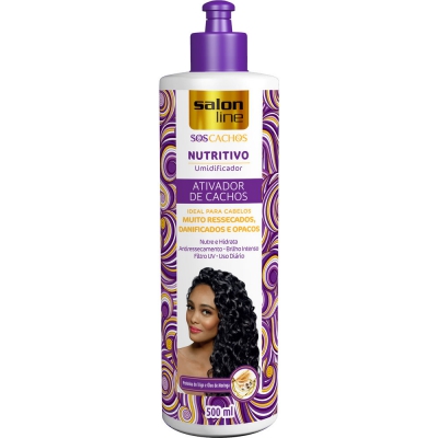 Ativador de Cachos Salon Line Óleos Nutritivos 500ML