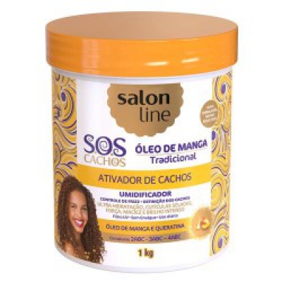 Ativador de Cachos Salon Line Óleo de Manga 1KG