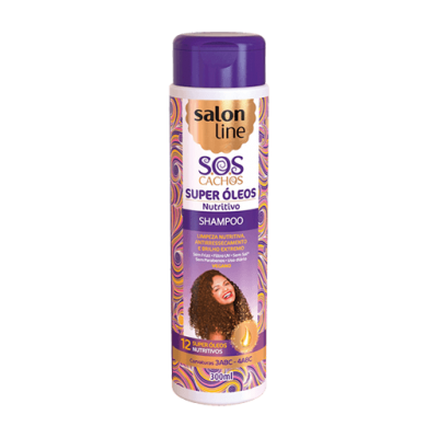 Shampoo Salon Line Sos Cachos Super Óleos Nutritivos 300ML