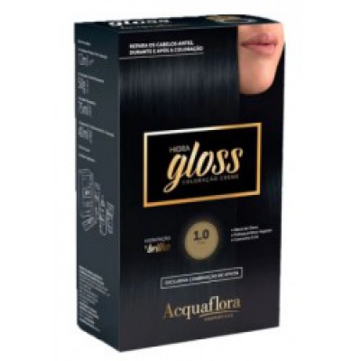 Tintura Acquaflora Color Kit 1.0 Preto