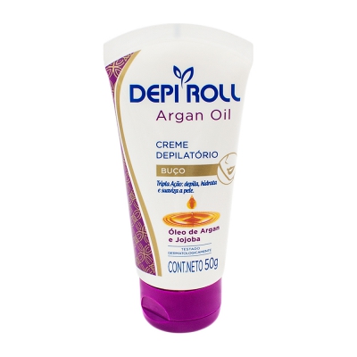 Creme Depilatório Depiroll Buço Argan Oil 50G