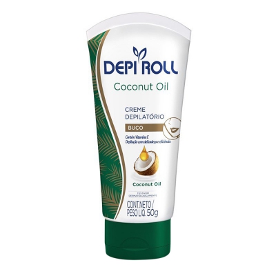 Creme Depilatório Depiroll Buço Coconut Oil 50G