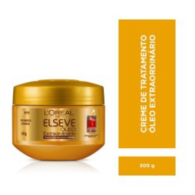 Creme de Tratamento Elseve Óleo Extraordinário Nutrição 300G