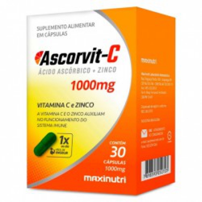 Ascorvit C 1.000Mg 30Cps Maxinutri