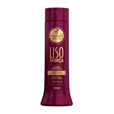 Shampoo Haskell Liso Com Força 300ML