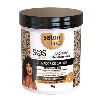 Ativador de Cachos Salon Line Arginina Reconstrução 1KG