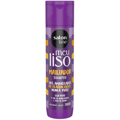 Shampoo Salon Line Meu Liso Loiro Matizado 300ML
