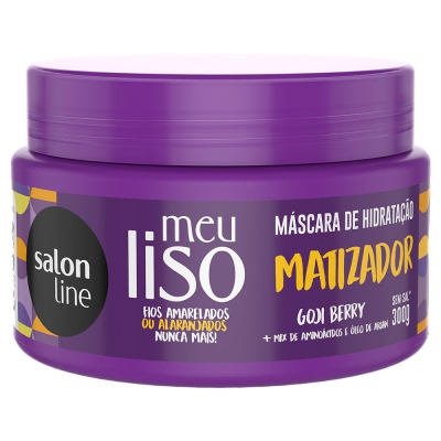 Máscara Capilar Salon Line Meu Liso Loiro Matizado 300ML