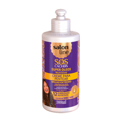 Creme de Pentear Salon Line Sos Super Óleos Nutritivos 300ML