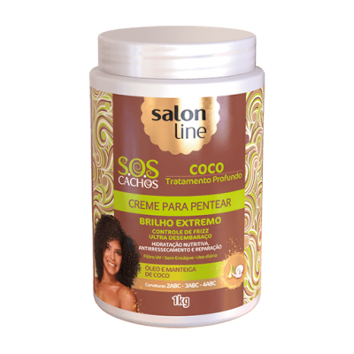 Creme de Pentear Salon Line Tratamento Profundo Coco 1KG
