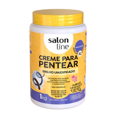 Creme de Pentear Salon Line Brilho Umidificado 1KG