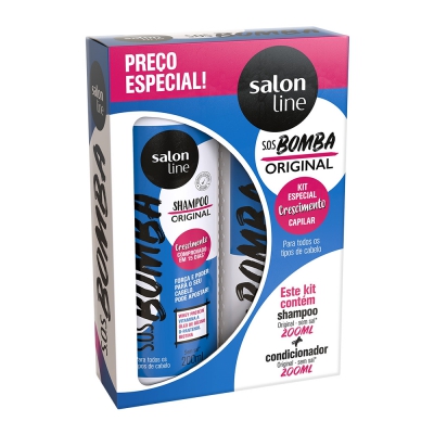 Shampoo+Condicionador Salon Line Sos Bomba Original 200ML