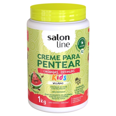 Creme de Pentear Salon Line Kids Cachinhos Definidos 1KG