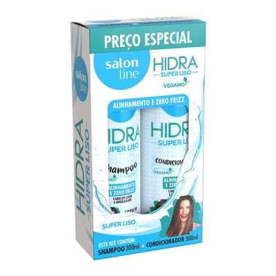 Shampoo+Condicionador Salon Line Hidra Super Liso 300ML