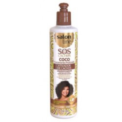 Ativador de Cachos Salon Line Sos Tratamento Profundo Coco1L