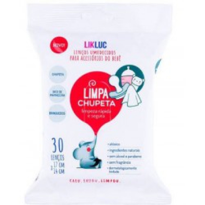Limpa Chupeta Likluc Lenco 30Und