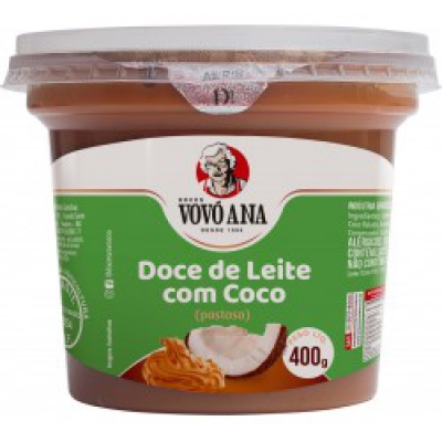 Doce de Leite Vovó Ana Com Coco 400G
