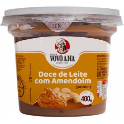 Doce de Leite Vovó Ana Com Amendoim 400G