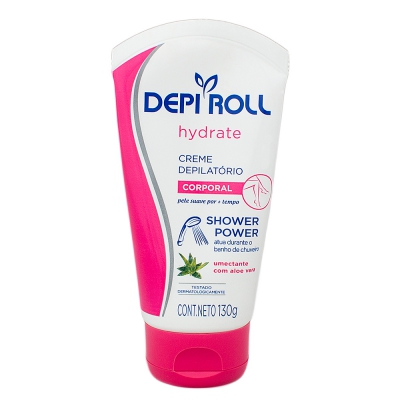 Creme Depilatório Depiroll Corporal Shower Power Hydrate 130