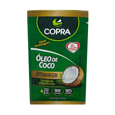Óleo de Coco Copra Extravirgem Sachê 15ML