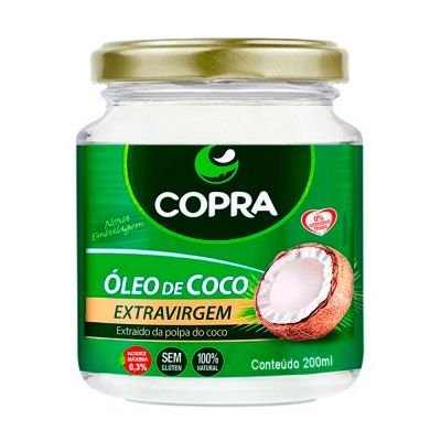 Óleo de Coco Copra Extravirgem 200ML