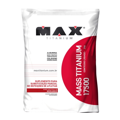 Mass Titanium Morango Refil 3KG