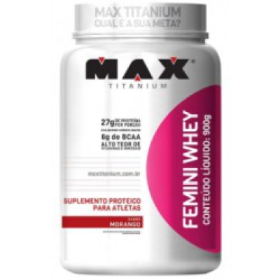 Whey Femini Morango 900G