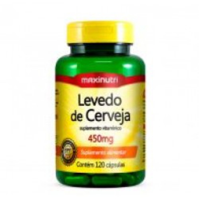Levedo de Cerveja 120Cpr Maxinutri