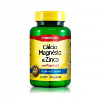 Calcio Magnesio e Zinco 60Cps Maxinutri