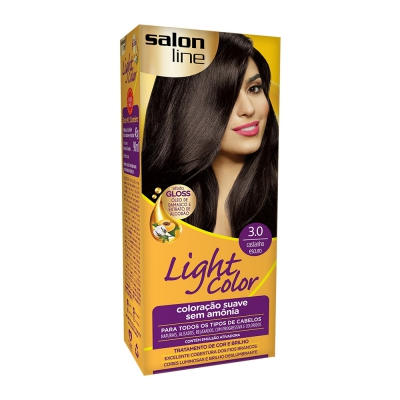 Tintura Light Color Kit 3.0 Castanho Escuro