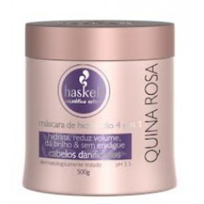Máscara Capilar Haskell Quina Rosa 500G