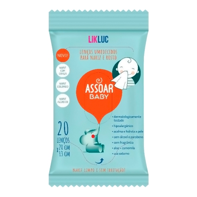 Lenço Umedecido Assoar Baby 20Un