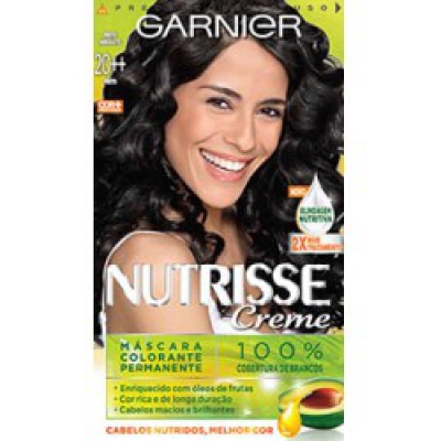 Tintura Garnier Nutrisse 20 Preto Absoluto