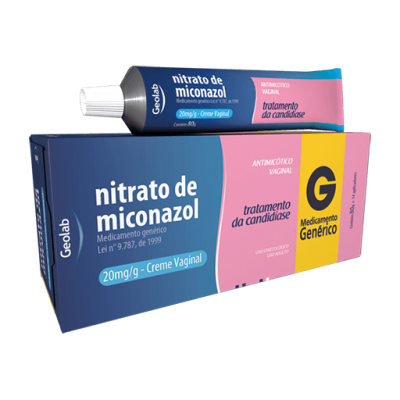 Miconazol 20Mg Creme Vaginal 80G Gen.geolab