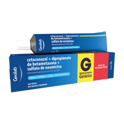 Cetoconazol + Betametasona + Neomicina Creme 30G Gen.geolab