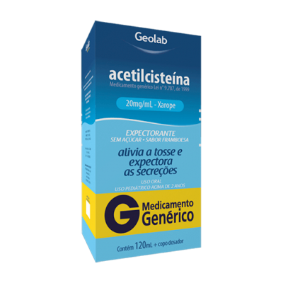 Acetilcisteina 20Mg/ml Xpe Ped 120ML Gen.geolab