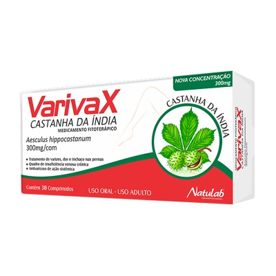 Castanha Da India 300Mg 30Cpr Natulab