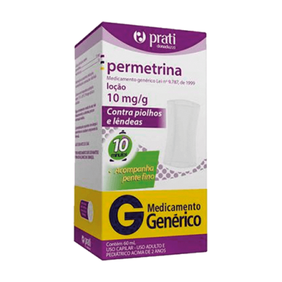Permetrina 1% Loção 60ML Gen.prati