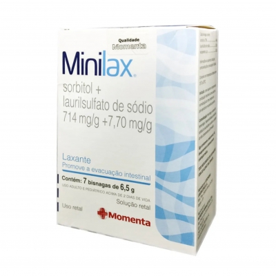 Minilax 714Mg + 7,7Mg 7Bisnagas 6,5G