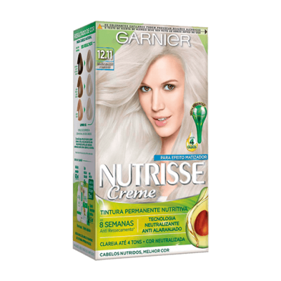 Tintura Garnier Nutrisse 12.11 Efeito Matizador